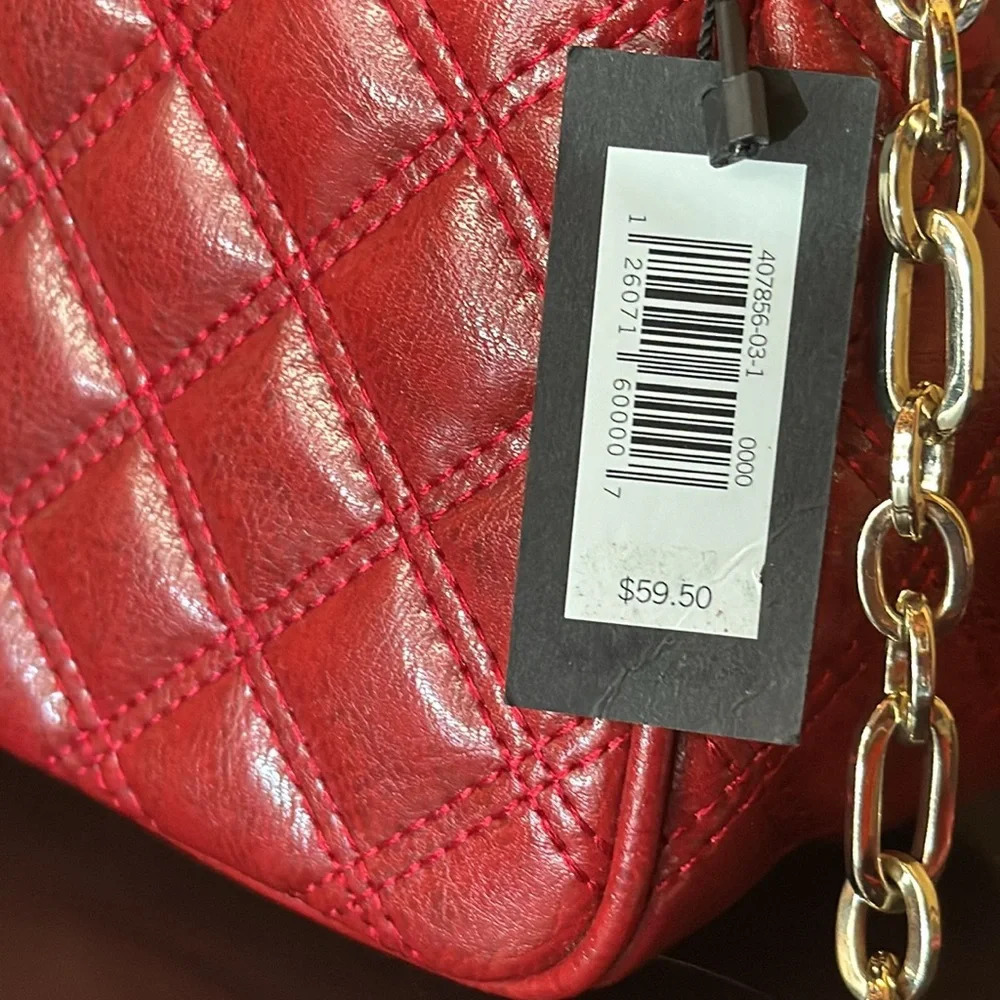 Banana Republic  QUILTED FAUX-LEATHER CROSS-BODY - Picture 3 of 6